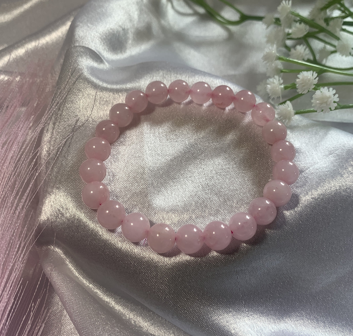 Rose Quartz Bracelet - To Enhance Beauty & Ideal Body Shape