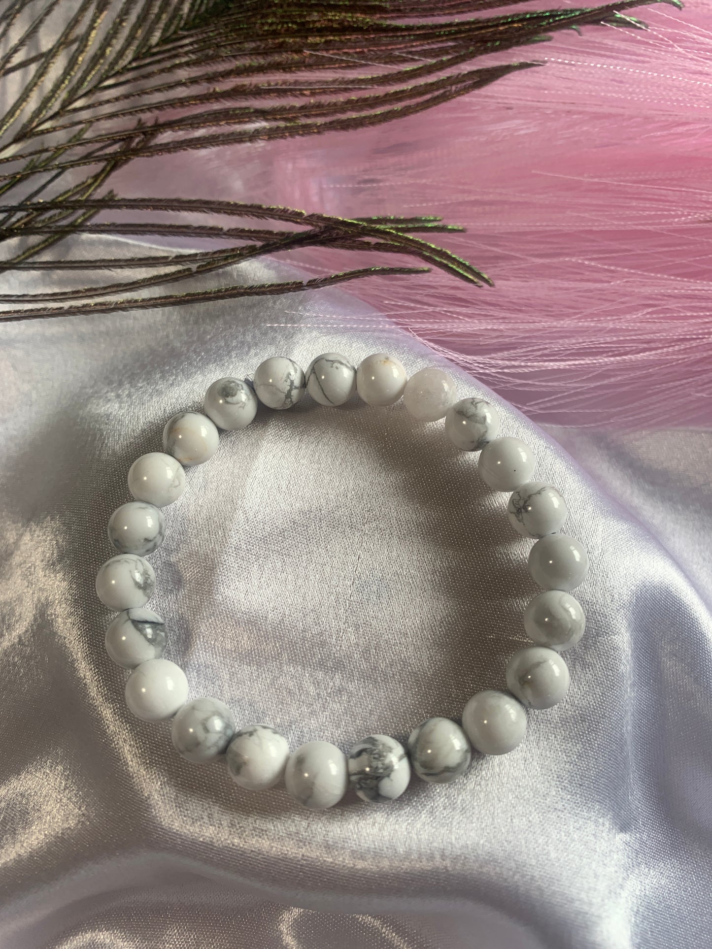 Howlite Bracelet - To Controls Emotions and Overthinking