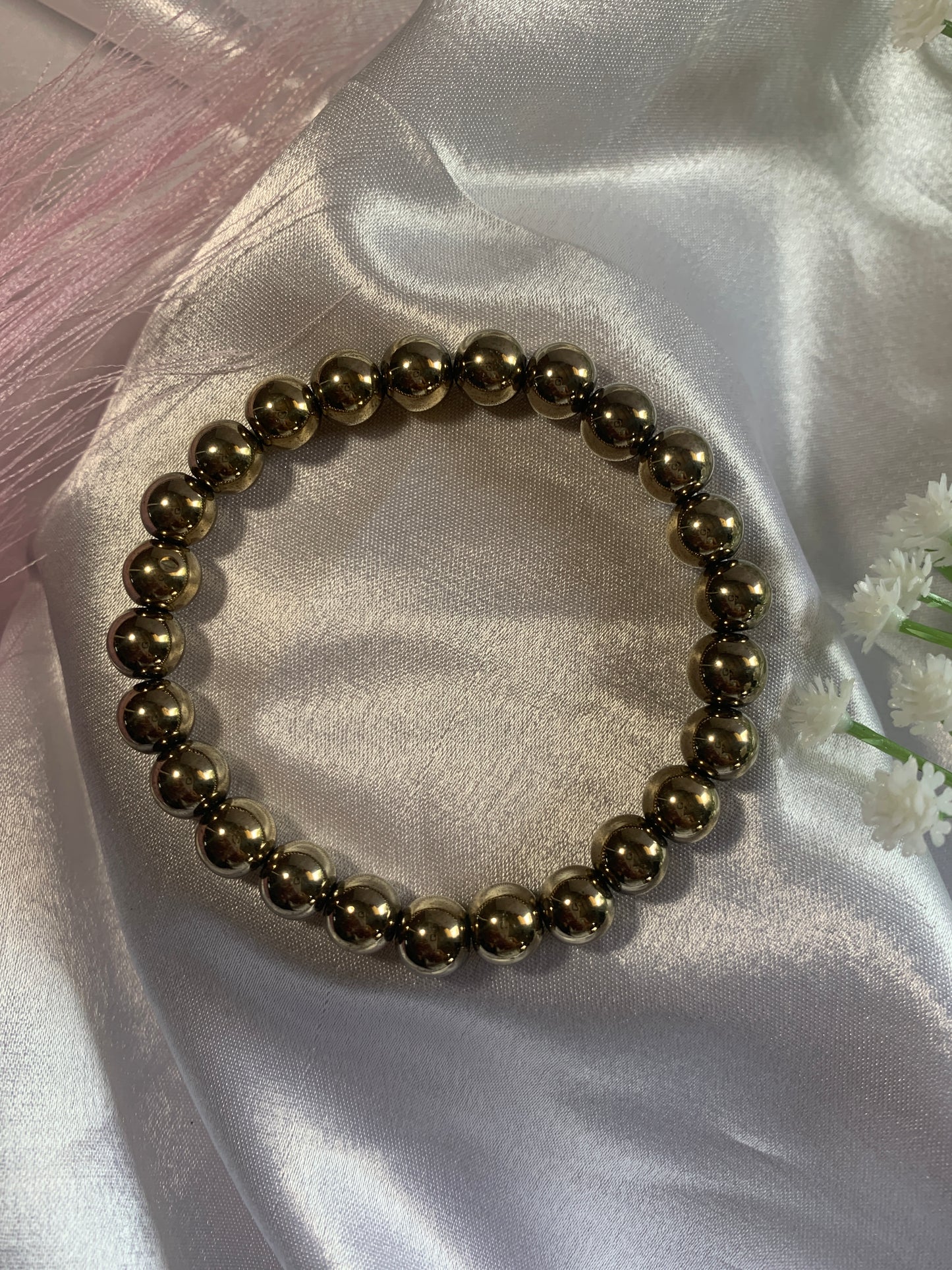 Golden Hematite Bracelet - For Successful Career and Social Image